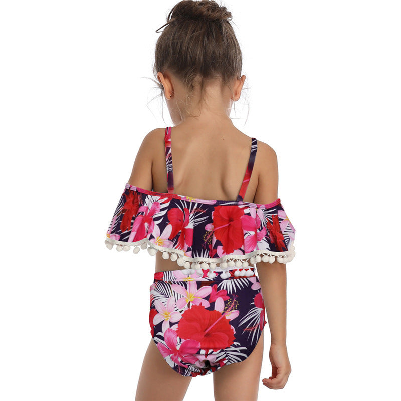 New Amazon Children'S Swimwear European And American Girls' Swimwear Manufacturers Spot Wholesale