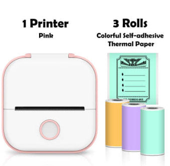 Portable Mini Thermal Label & Photo Printer