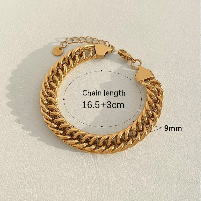 Stainless Steel Bracelet Electroplating Simple Style