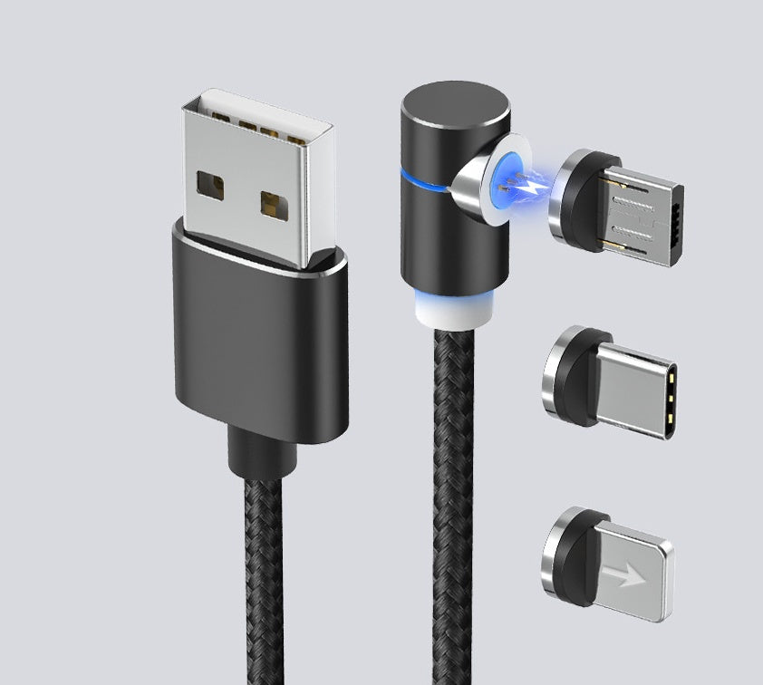 Magnetic Cable LED Magnet Charger Cable USB Cable & USB Type-C USB C