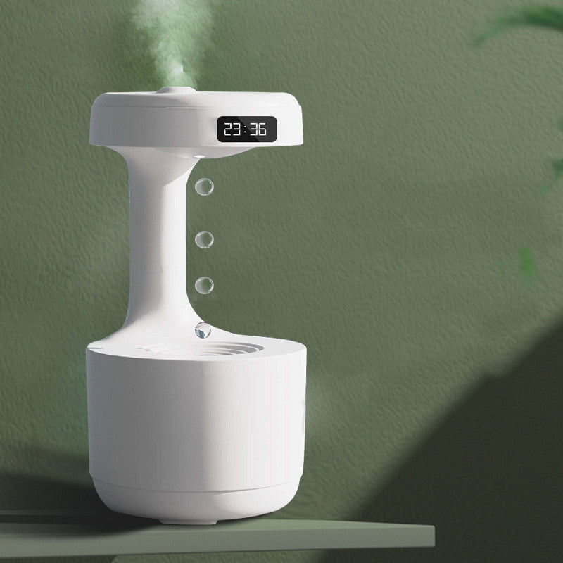 Humidifier With Clock Water Drop