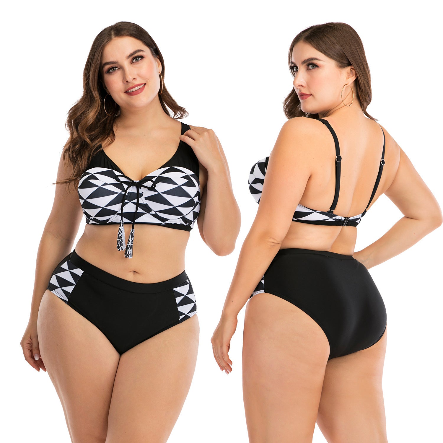 Big cup ladies swimsuit swimwear