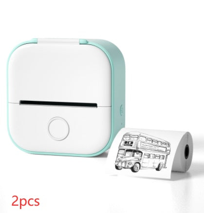 Portable Mini Thermal Label & Photo Printer