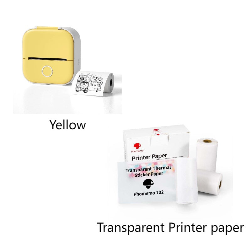 Portable Mini Thermal Label & Photo Printer