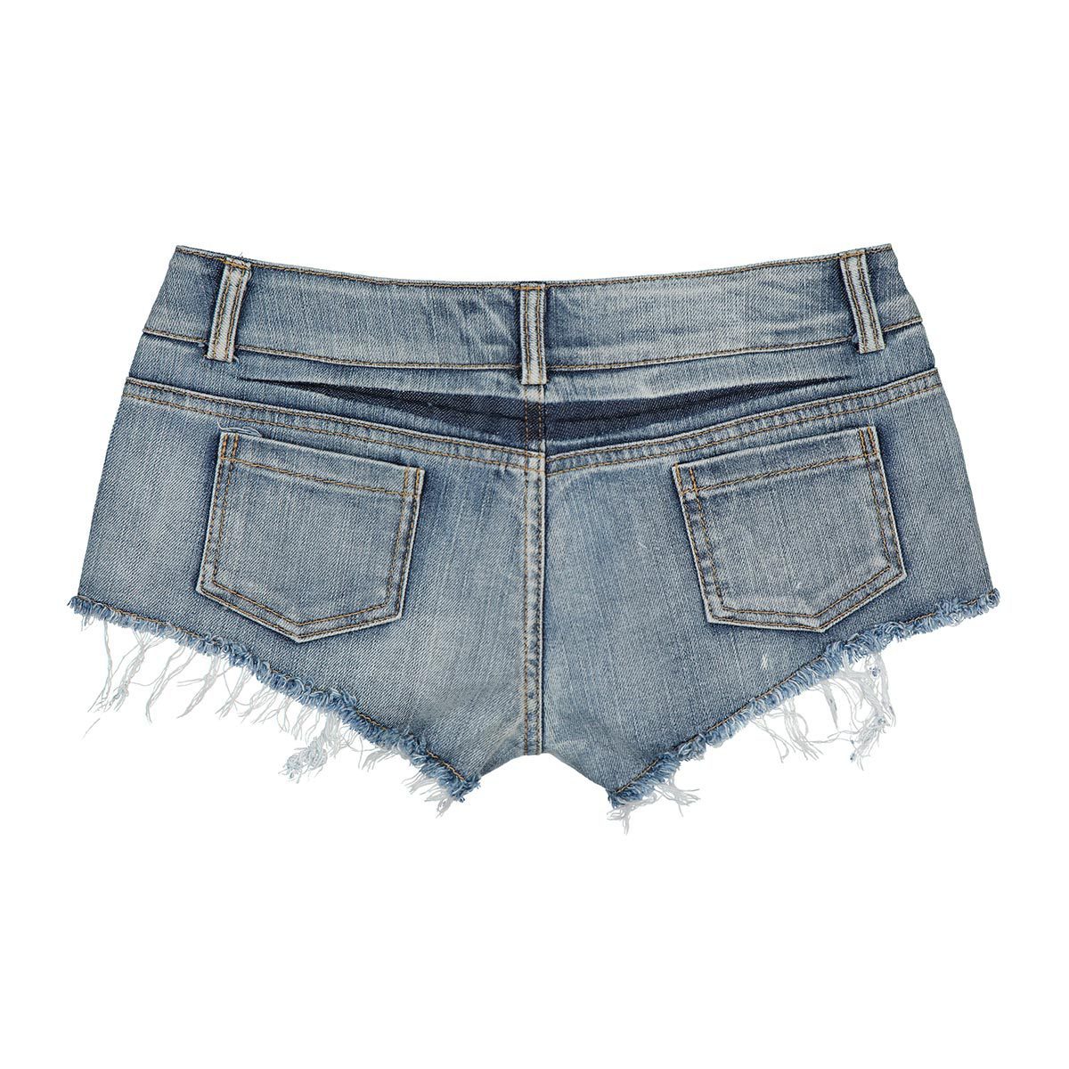 Low Waist Denim Shorts