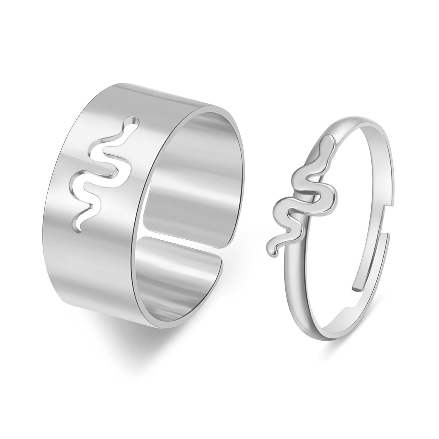 Punk Style Couple Ring