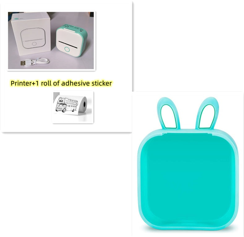 Portable Mini Thermal Label & Photo Printer