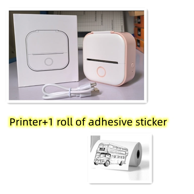 Portable Mini Thermal Label & Photo Printer