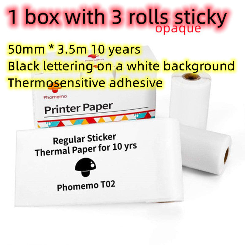 Portable Mini Thermal Label & Photo Printer