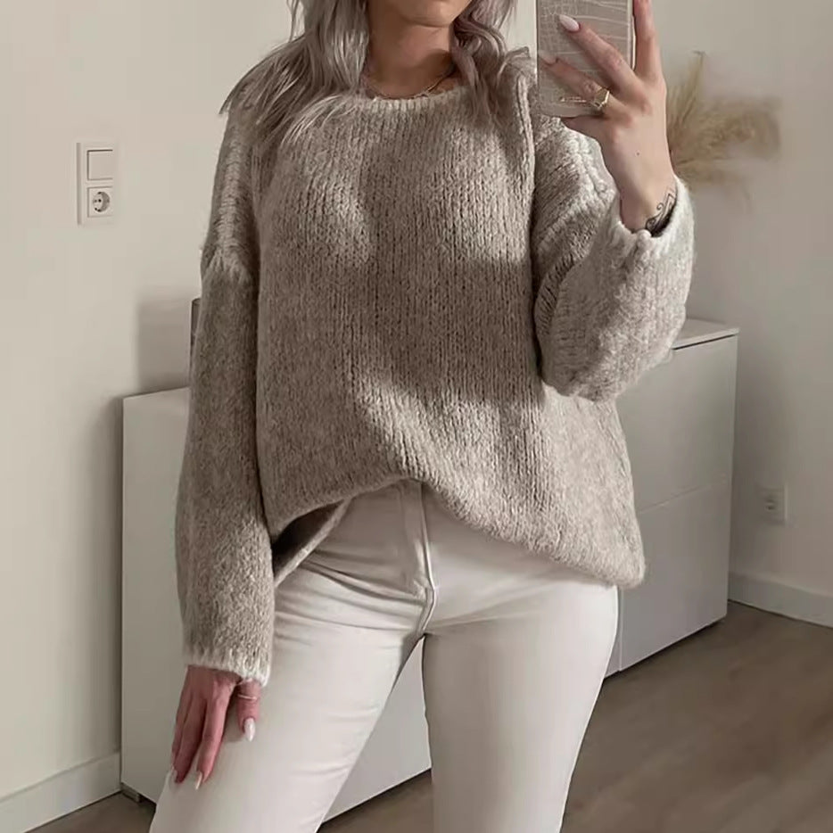 Women's Pullover Long Sleeve Casual Sweater