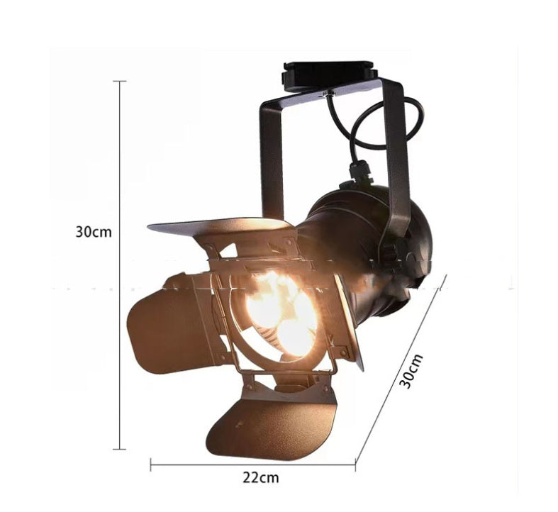 Industrial wind track light