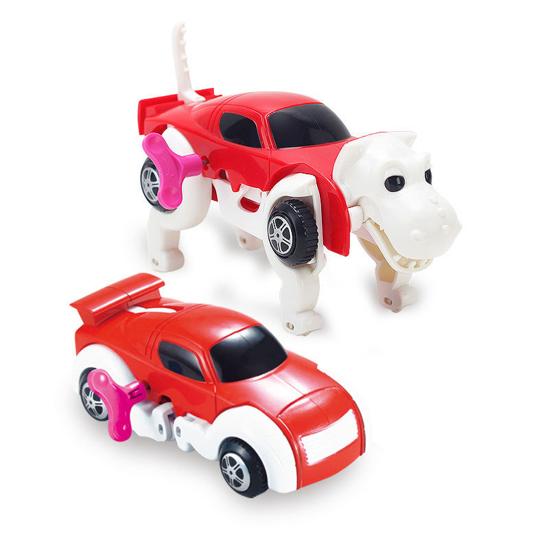 Wind-up Clockwork Toy Dog, Deformed Dinosaur Animal, Car Toy