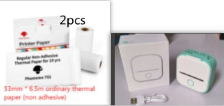 Portable Mini Thermal Label & Photo Printer