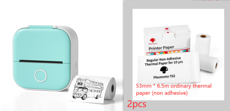 Portable Mini Thermal Label & Photo Printer