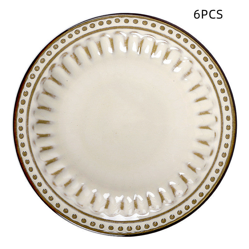 Ceramic Creative Western Food Plate