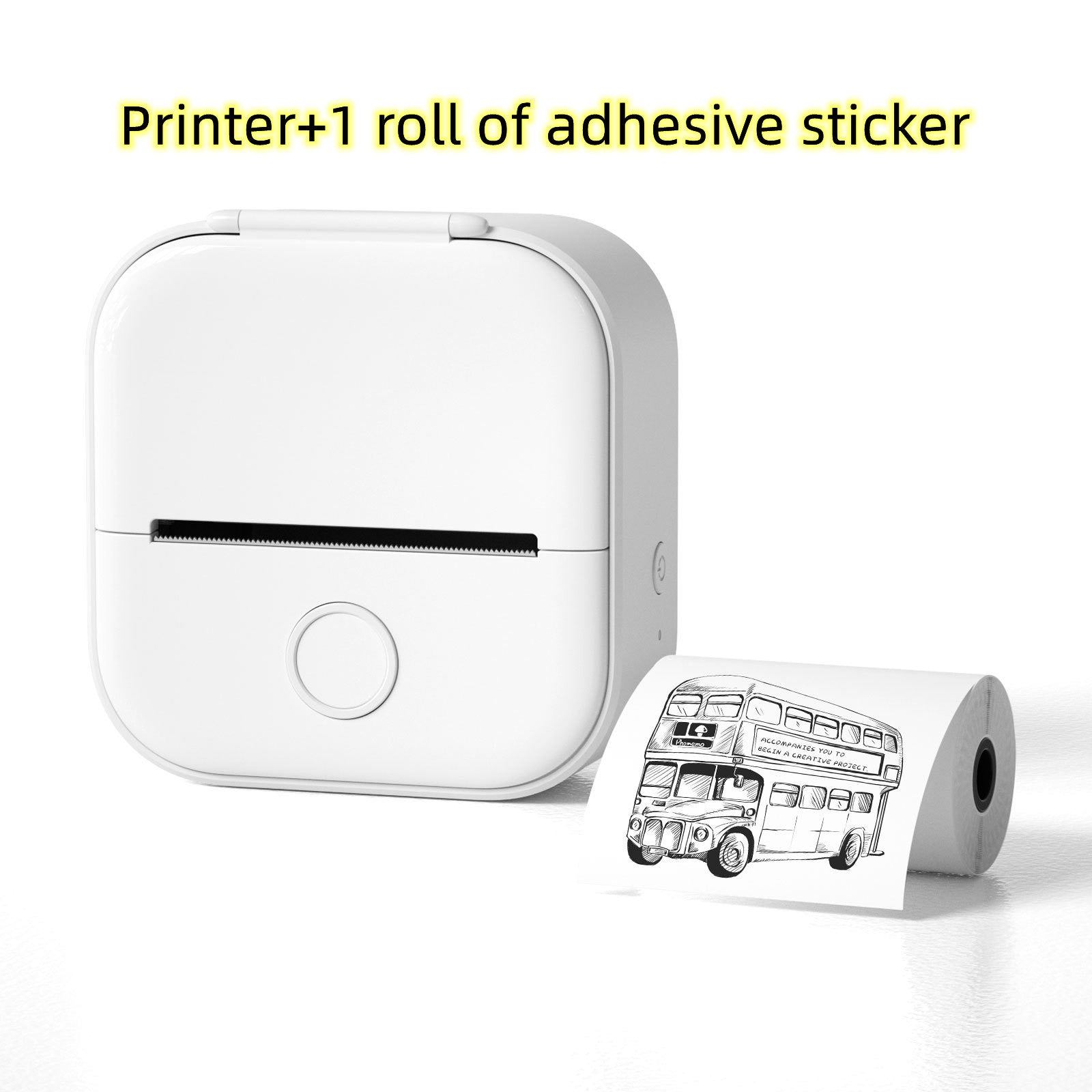 Portable Mini Thermal Label & Photo Printer