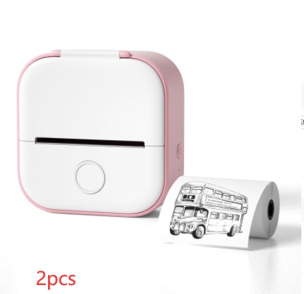 Portable Mini Thermal Label & Photo Printer