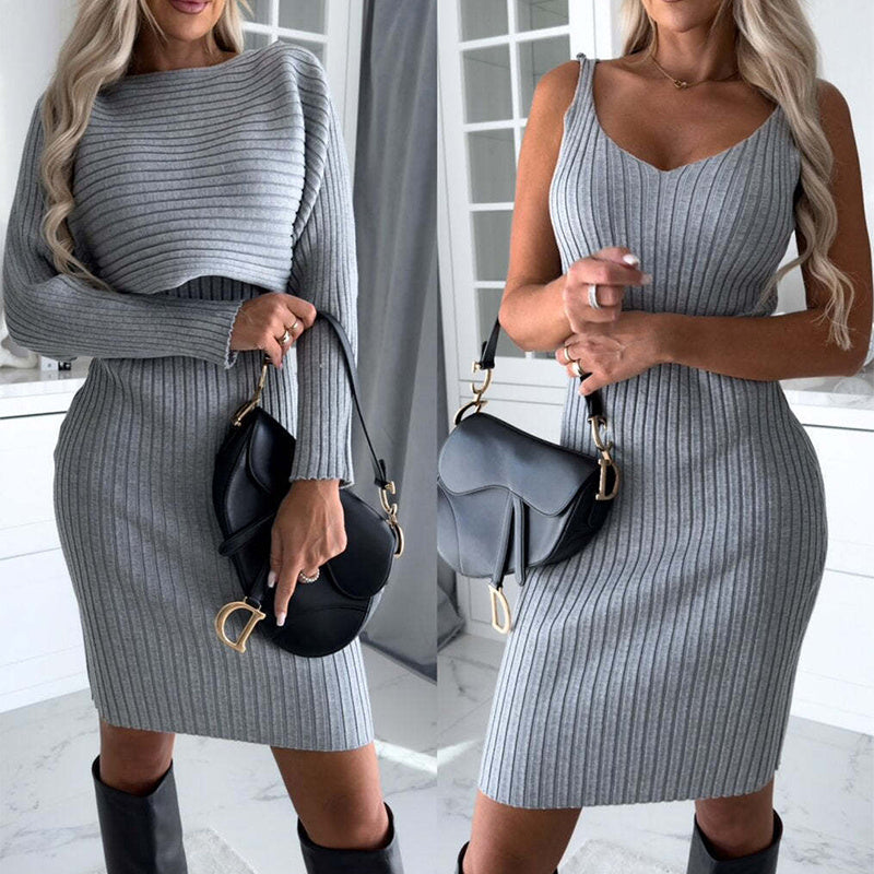 Stripe Skirt Set