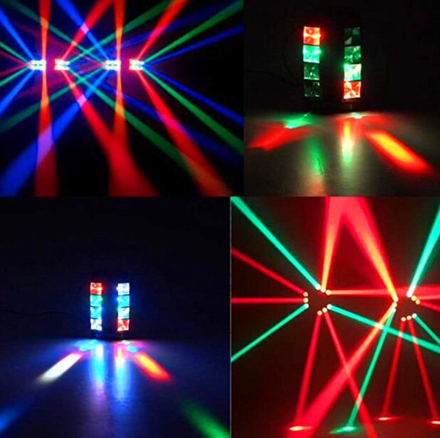 Stage Lighting Mini Spider Light Moving Head Light Bar Clearing Disco Rotating Beam Light