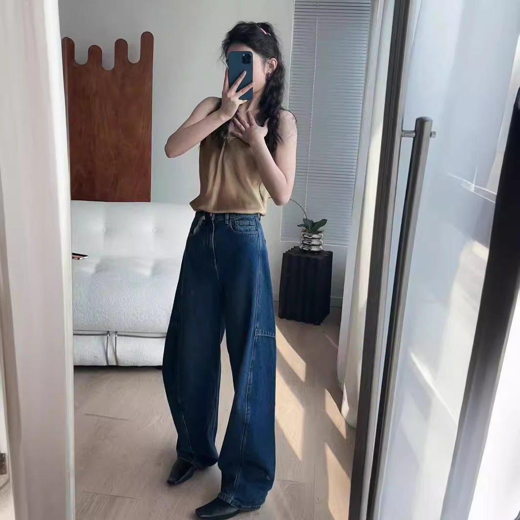 Loose Curved Banana Jeans