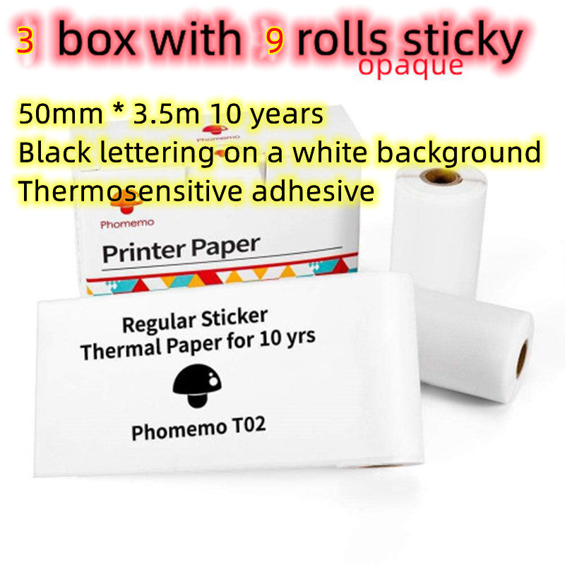 Portable Mini Thermal Label & Photo Printer