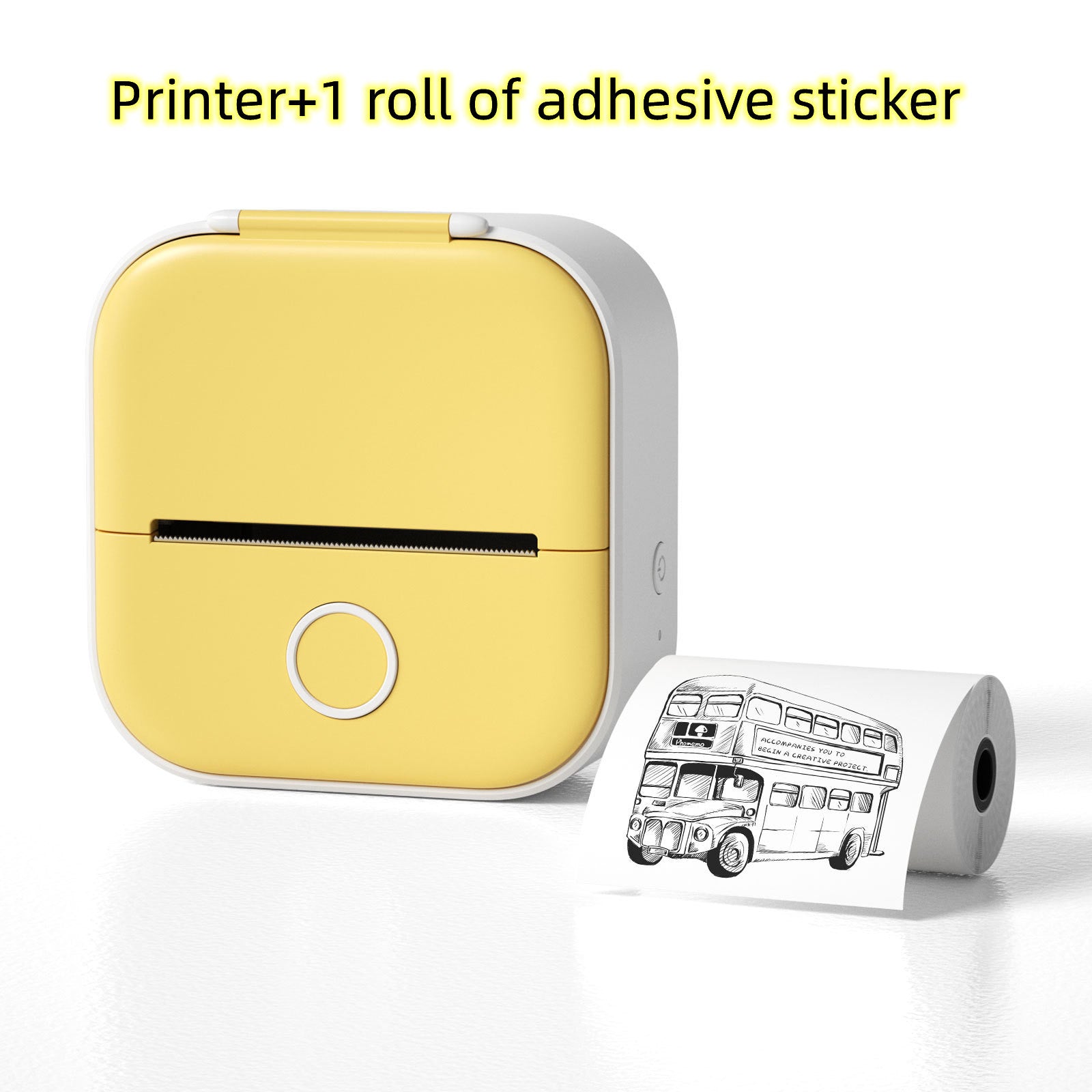 Portable Mini Thermal Label & Photo Printer