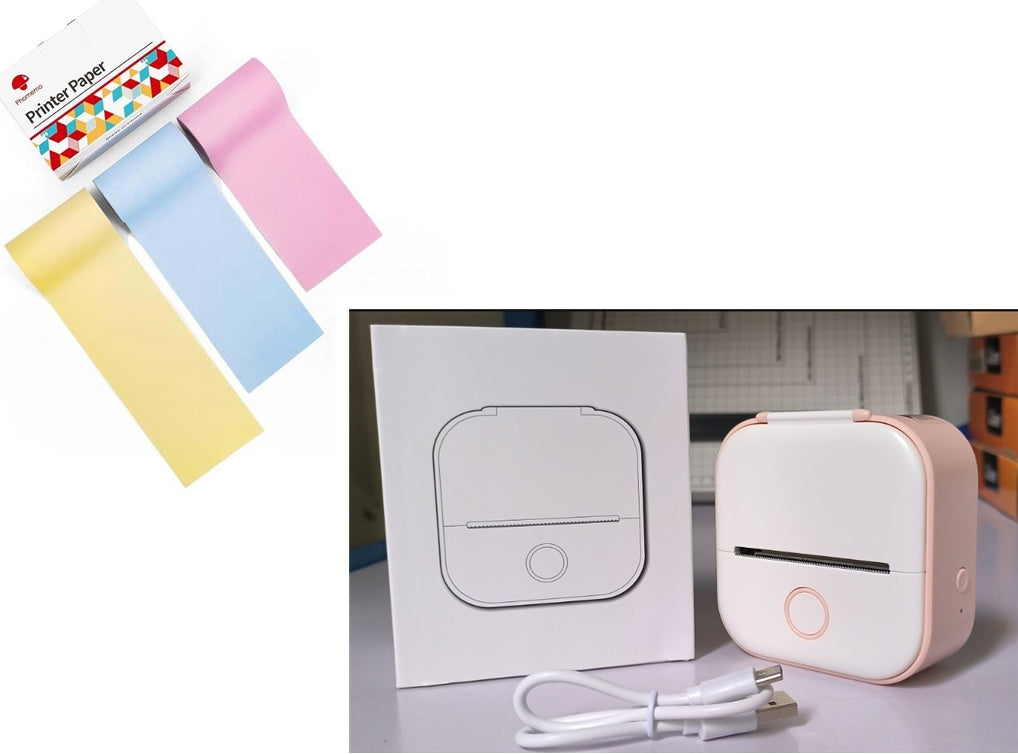 Portable Mini Thermal Label & Photo Printer