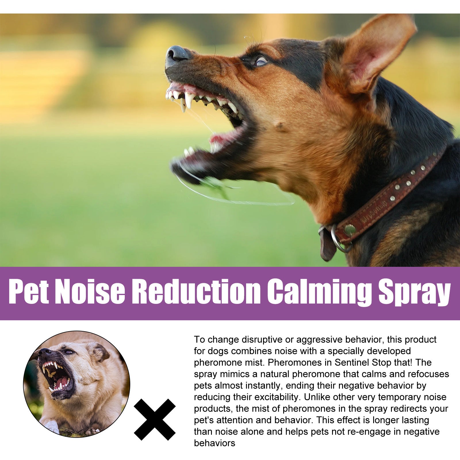 Pet Noise Reduction Spray Soothing Pet Calm Mood